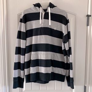 Polo Ralph Lauren Button Collar Pull-over Sweatshirt Hoodie Size XL